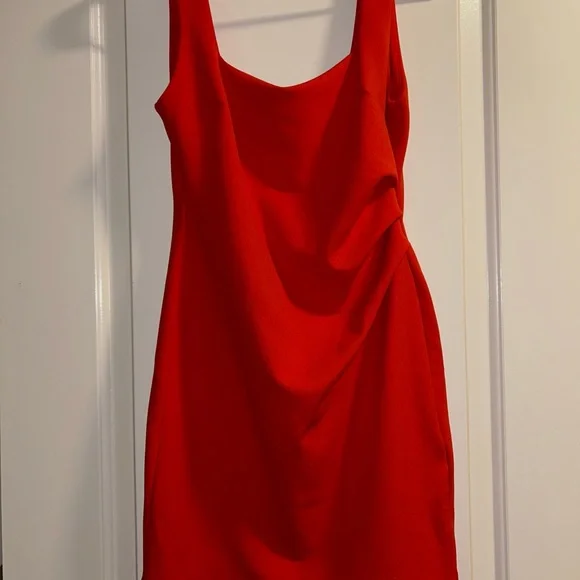 H&M Vibrant Red Mini Dress - Picture 1 of 2